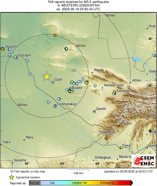 intensity map